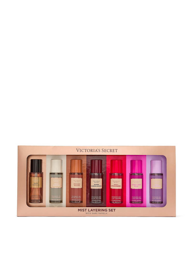 Kit Mist Layering Set with Bare Vanilla 7 Fragrances Victoria's