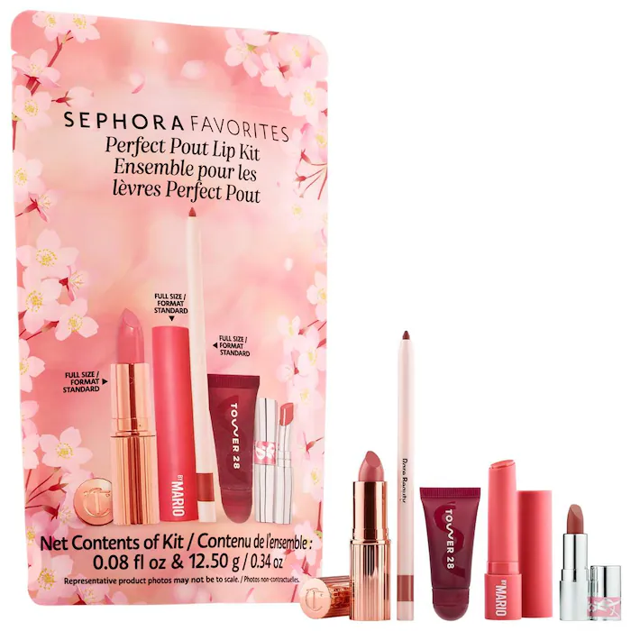 Kit Sephora Favorites Perfect Pout Lip Set - Edição Limitada - Bia