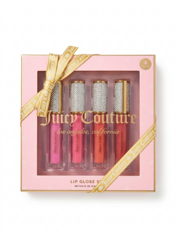 Kit Juicy Couture 4 Lip Gloss Gift Box - Edição Limitada - Bia