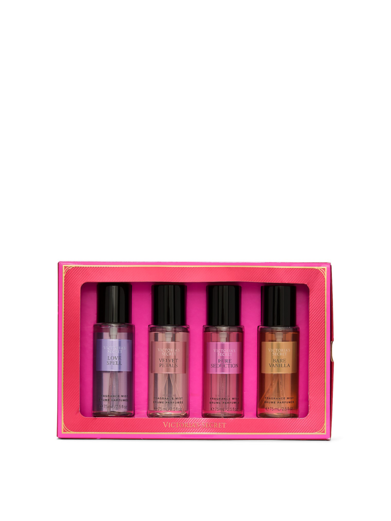 Kit Mini Body Splash Most Loved Mists Gift Set Victoria's Secret