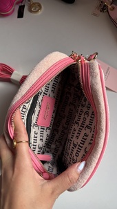 Bolsa Juicy Couture Wingin It Camera Crossbody Bag Pink Diamond