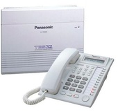 tk32！ Central PABX Panasonic KX-TES32 - 3 Linhas e 8 Ramais + KX-T7730 +