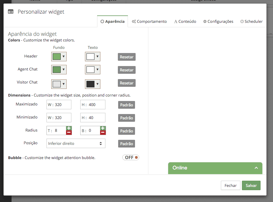 Atendimento Online
