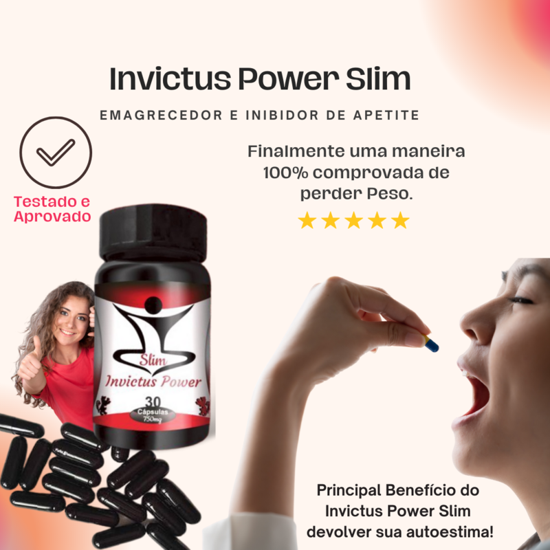 KIT REVENDA Invictus Power Slim 10 UNID. - Power Vida Saudaveel